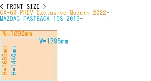 #CX-60 PHEV Exclusive Modern 2022- + MAZDA3 FASTBACK 15S 2019-